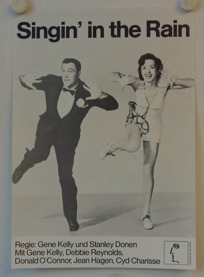 Singin in the Rain originales deutsches Filmplakat (R70s)